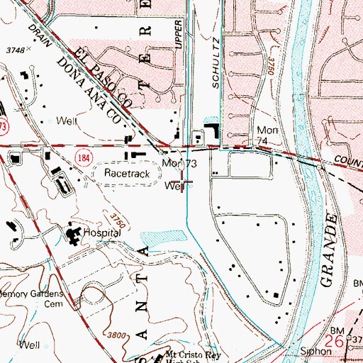 Topographic Map of Q 148 Water Well, NM