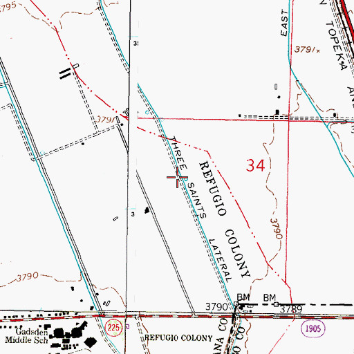 Topographic Map of K 4 Water Well, NM