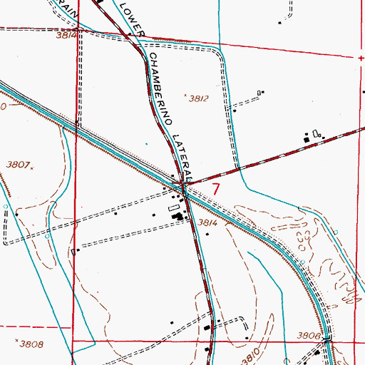 Topographic Map of LM-2 Water Well, NM