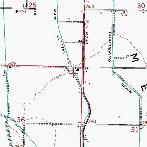 Topographic Map of W Resource Water Well, NM