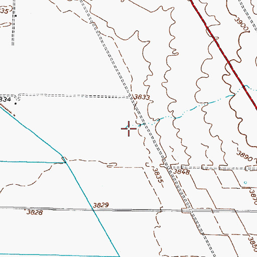 Topographic Map of BR-1 Water Well, NM