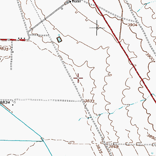 Topographic Map of GM-5 Water Well, NM