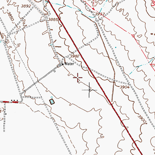 Topographic Map of GM-9 Water Well, NM