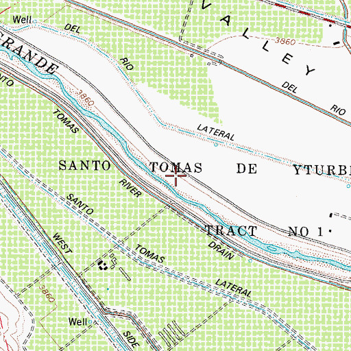 Topographic Map of M-2C Water Well, NM