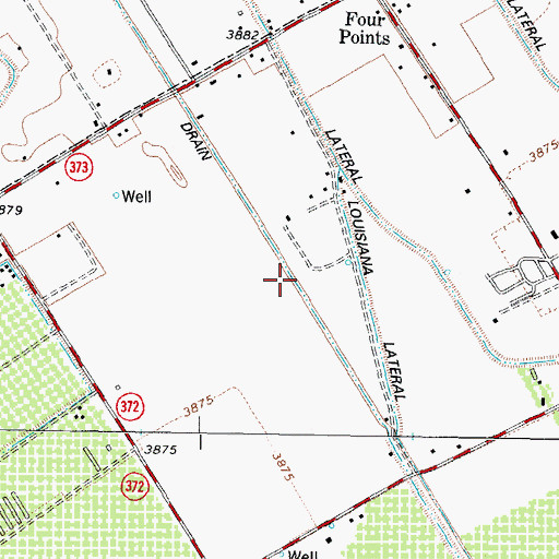 Topographic Map of United States Bureau of Reclamation 46 Water Well, NM