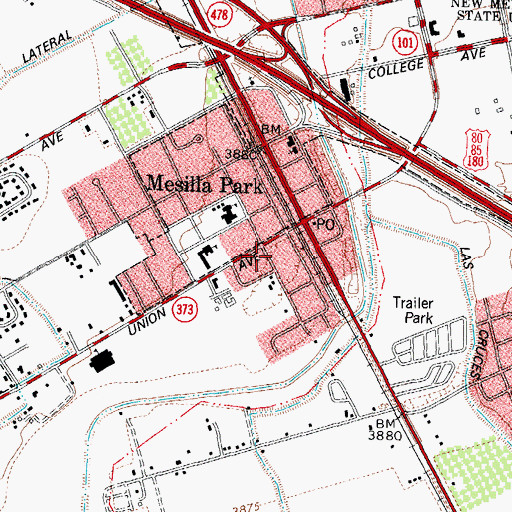 Topographic Map of LC-30 Water Well, NM