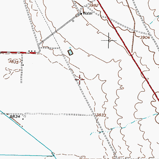 Topographic Map of GM-3 Water Well, NM