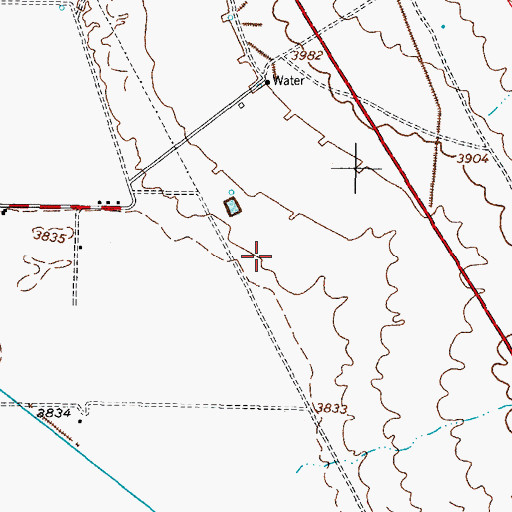 Topographic Map of GM-10 Water Well, NM