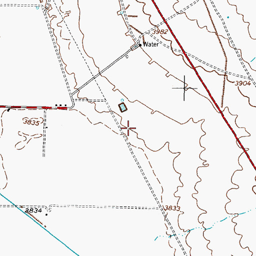 Topographic Map of GM-7 Water Well, NM