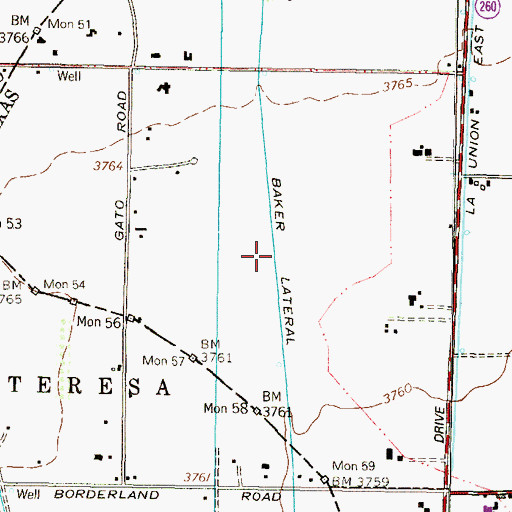 Topographic Map of Q 111 Water Well, NM