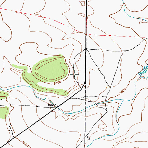 Topographic Map of 080712224 Water Well, NM