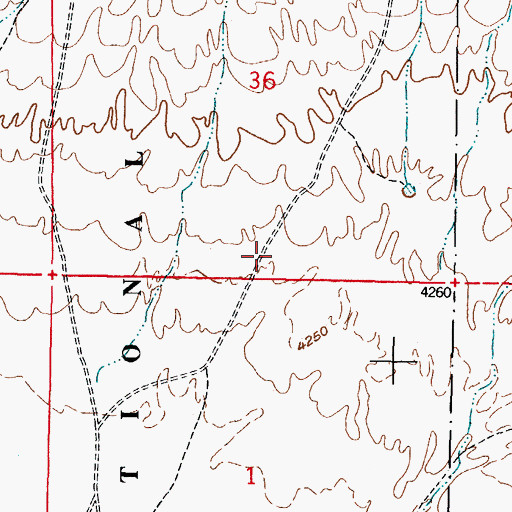 Topographic Map of 10108 Water Well, NM