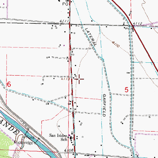 Topographic Map of 10059 Water Well, NM