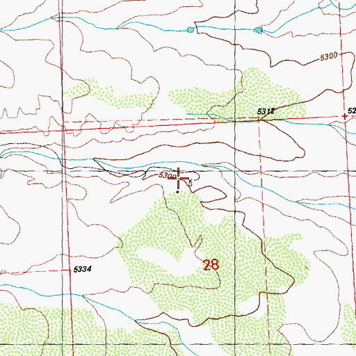 Topographic Map of G 943 Water Well, NM