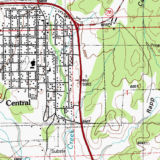 Topographic Map of 00351 Water Well, NM