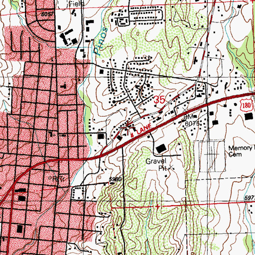 Topographic Map of 00260 Water Well, NM