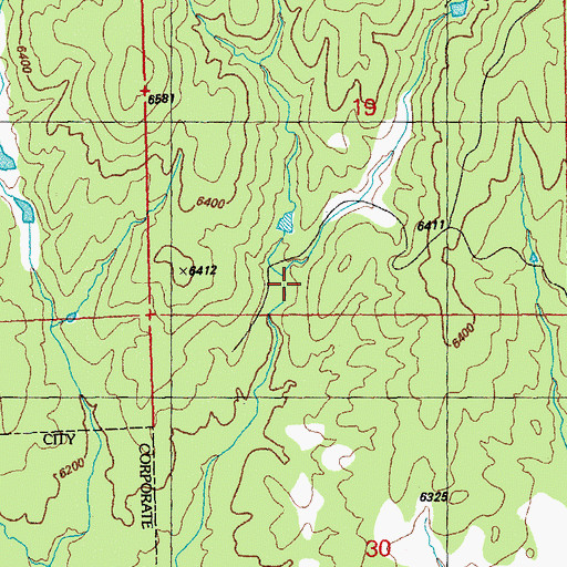 Topographic Map of 00188 Water Well, NM