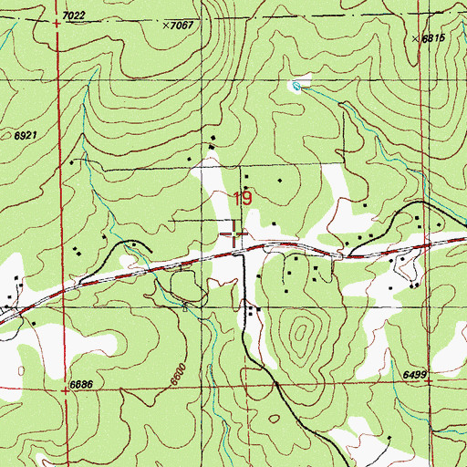 Topographic Map of 00090 Water Well, NM
