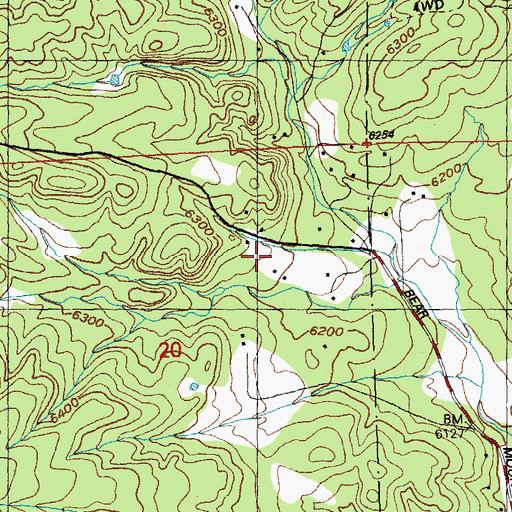 Topographic Map of 00236 Water Well, NM