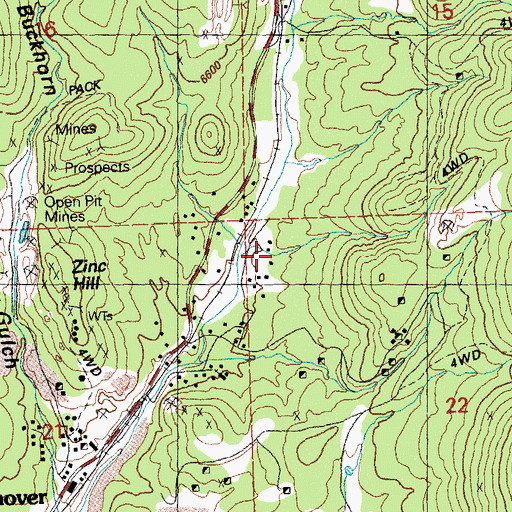 Topographic Map of 00141 Water Well, NM