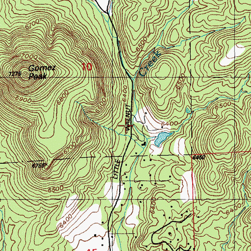 Topographic Map of 00222 Water Well, NM