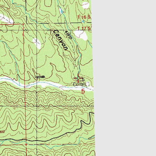 Topographic Map of 10170 Water Well, NM