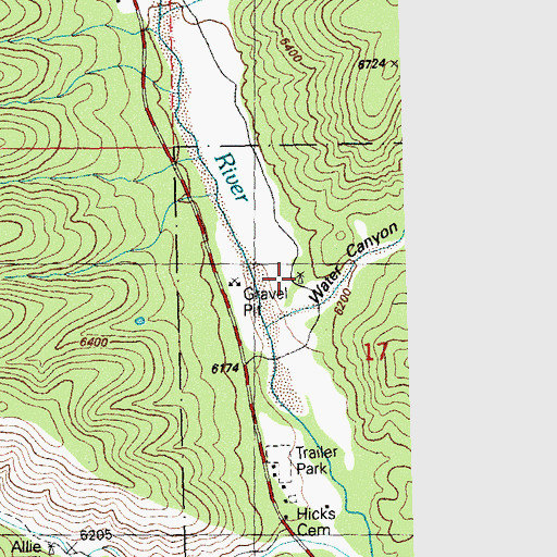 Topographic Map of 00011 Water Well, NM