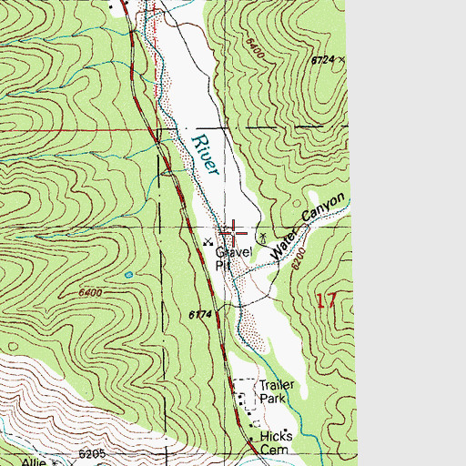 Topographic Map of 00009 Water Well, NM