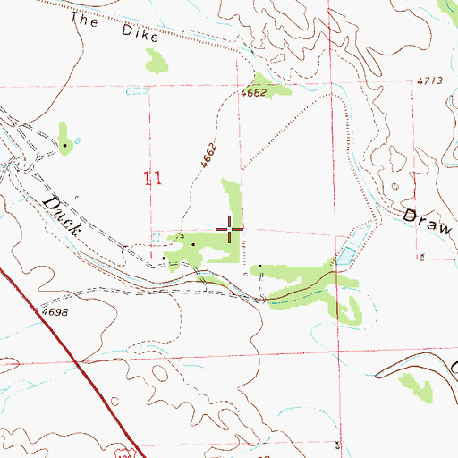 Topographic Map of 10008 Water Well, NM