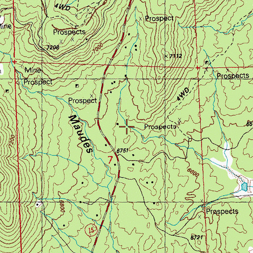 Topographic Map of 00181 Water Well, NM