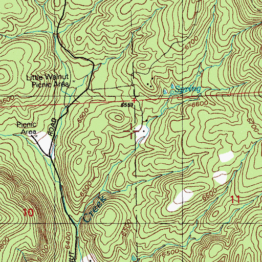 Topographic Map of 00224 Water Well, NM