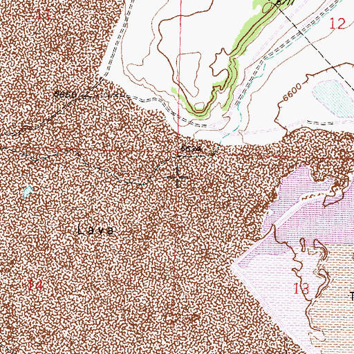 Topographic Map of 10090 Water Well, NM