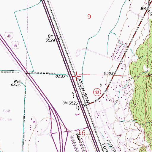 Topographic Map of 10058 Water Well, NM