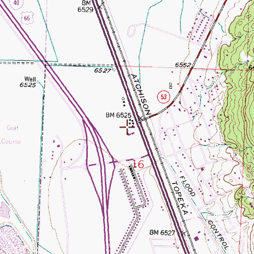 Topographic Map of 10059 Water Well, NM