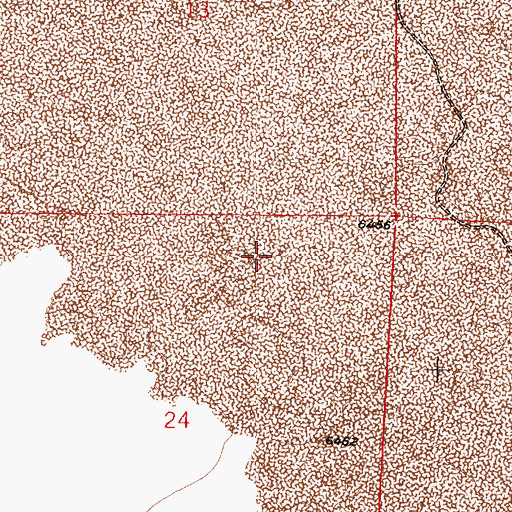 Topographic Map of 10040 Water Well, NM