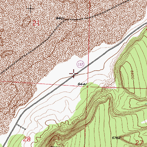Topographic Map of 10030 Water Well, NM