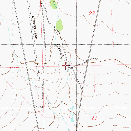 Topographic Map of Heifer Water Well, NM