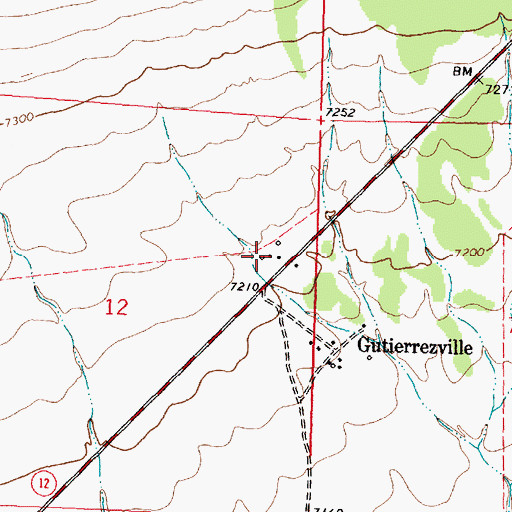Topographic Map of Home Water Well, NM