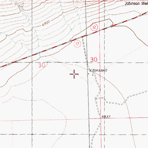 Topographic Map of Windmill D Water Well, NM