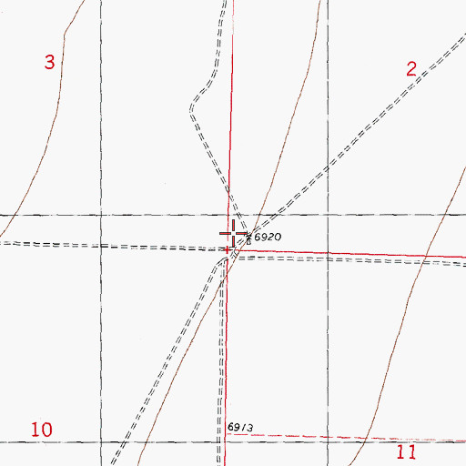 Topographic Map of Windmill M Water Well, NM