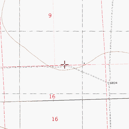 Topographic Map of Rock House Water Well, NM