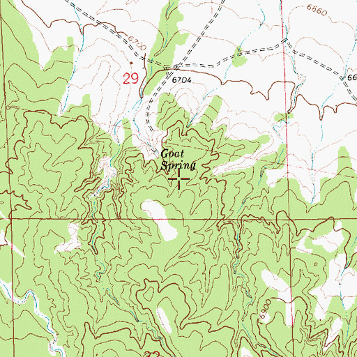 Topographic Map of Layton Number 1 Water Well, NM