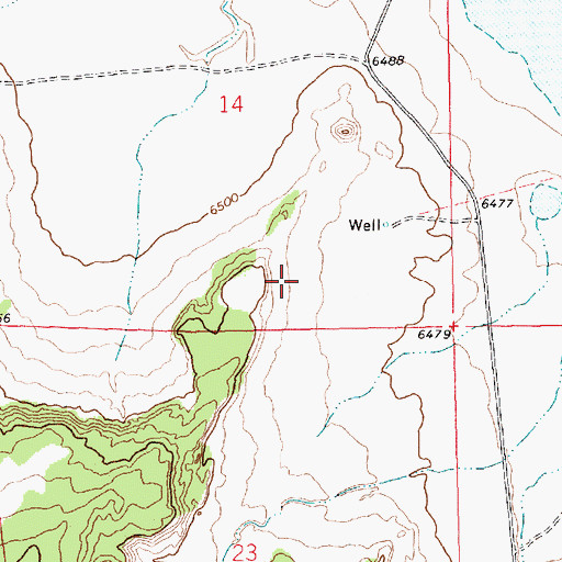 Topographic Map of Layton Number 4 Water Well, NM