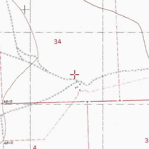 Topographic Map of C/F Handug Water Well, NM