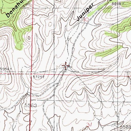 Topographic Map of 00272 Water Well, NM