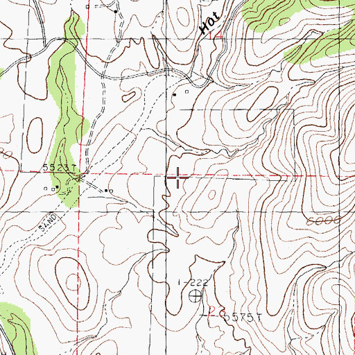 Topographic Map of 00308 Water Well, NM