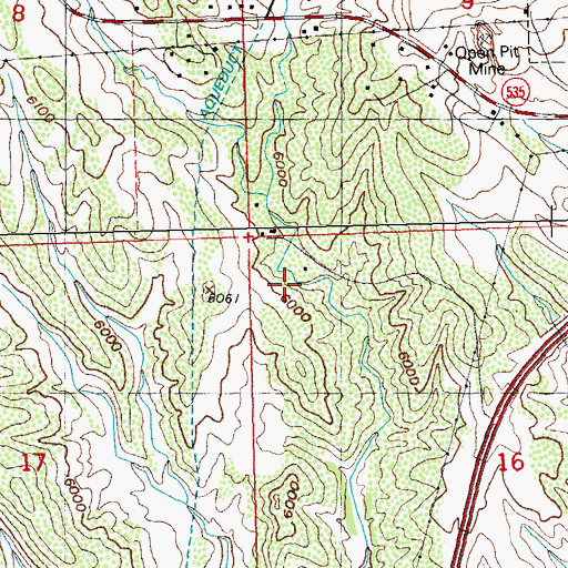 Topographic Map of 00446 Water Well, NM