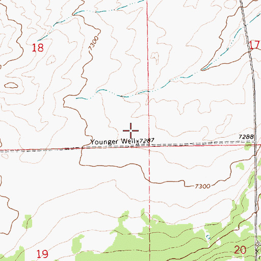 Topographic Map of Field Water Well, NM