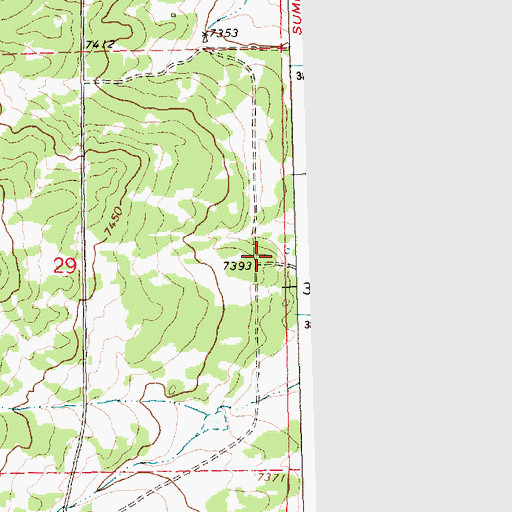 Topographic Map of Cox Trap Water Well, NM