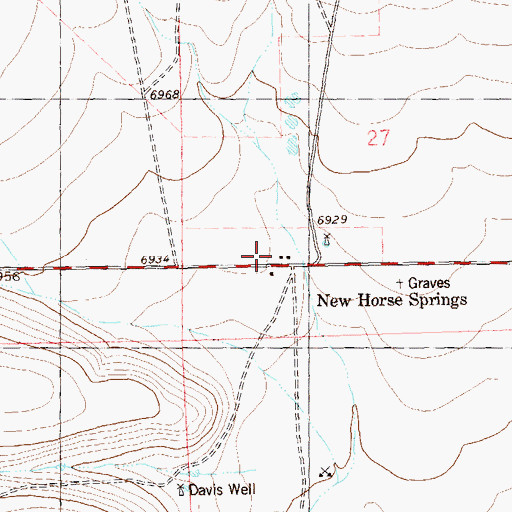 Topographic Map of Armijo 3 Water Well, NM